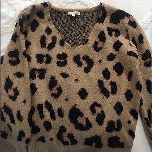 Cheetah sweater